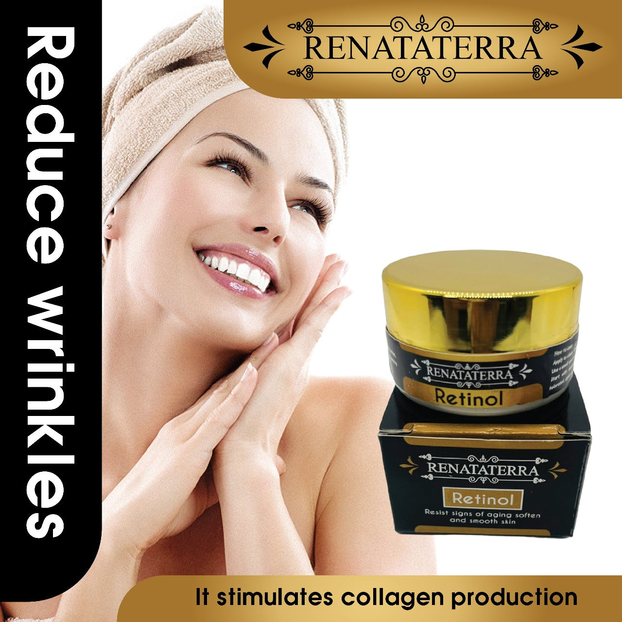 Renataterra Retinol Crema Gel 0.5 oz - Anti-Envejecimiento y Renovación Celular